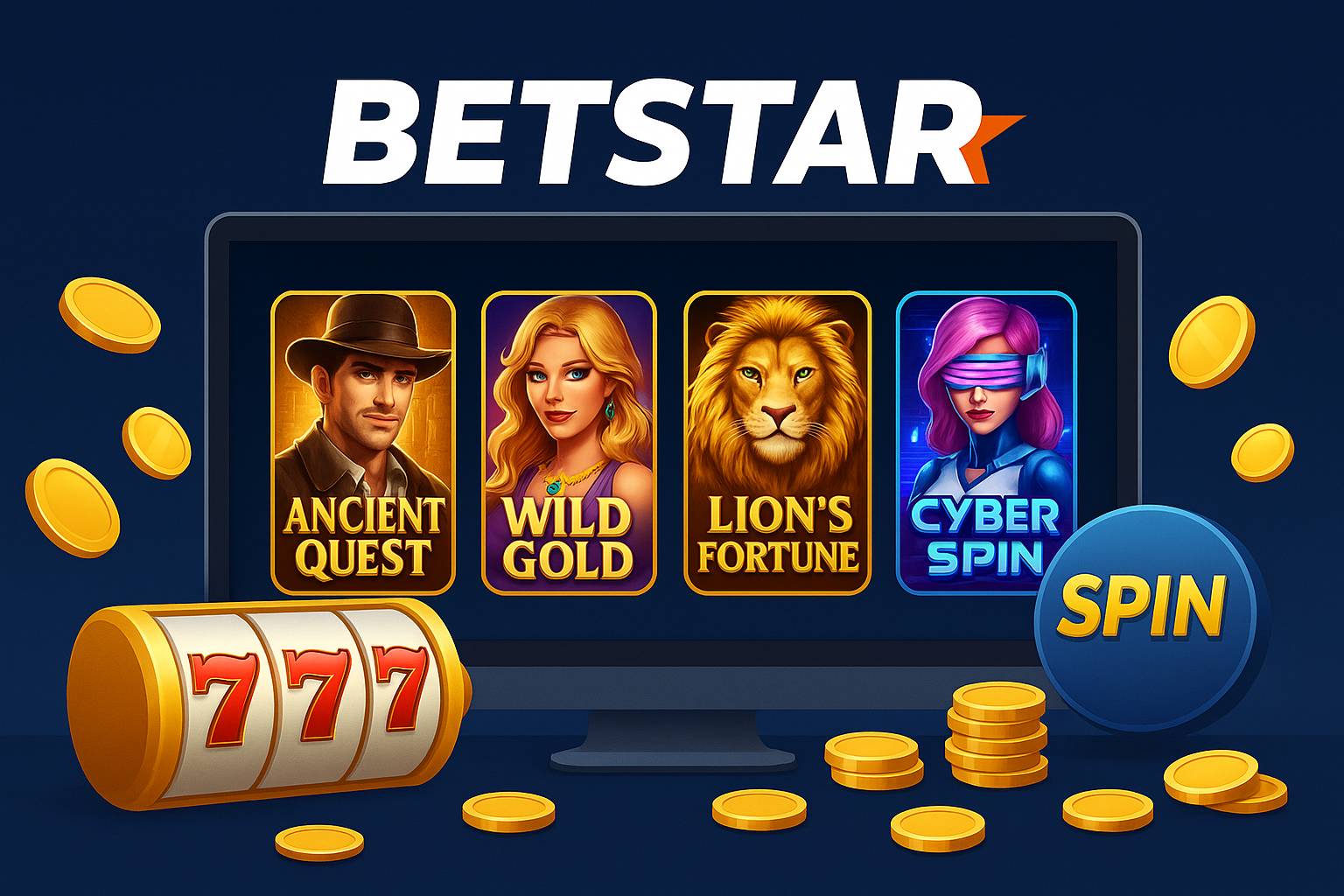 Jogos de Slot no Casino Online BETSTAR