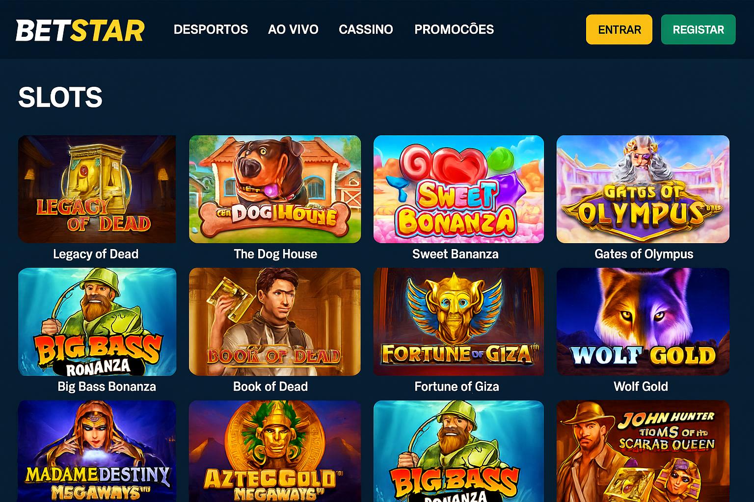 Explore o mundo das slot machines no BETSTAR Casino